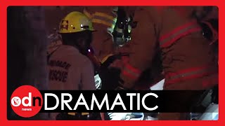 Dramatic Moment Boy is Pulled From RUBBLE of Partially Collapsed Tower Block in Miami