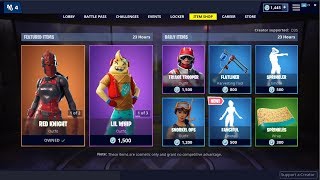 *NEW*Fanciful Emote & Red Knight Back ! Fortnite Item Shop April 2, 2019