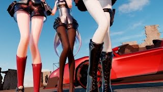 【MMD】No.41 Miku Haku Rin Wave 1080P