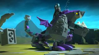 70355 Aaron cracks the Krakenskull - LEGO NEXO KNIGHTS