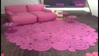 Вязание крючком.Оригинальные коврики крючком