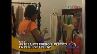 Artesanos de regiones destacaron en Peru Gift 2013