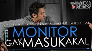 MONITOR Rp 20 JUTA [Unboxing + Review Samsung 49" Qled Gaming Monitor]