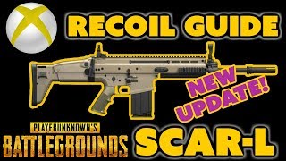 PUBG XBOX Recoil Guide - SCAR-L Assault Rifle (UPDATE 17)