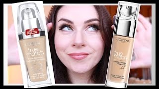L'Oreal TRUE MATCH Foundation New Formulation vs Old | First Impressions
