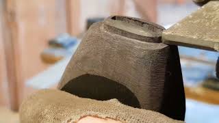 Охотничий нож №70 из K390 bohler, как сделать рукоять/manufacure of knife handle