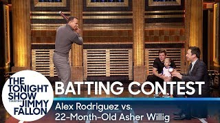 A-Rod Has Hitting Contest with 22-Month-Old Baseball Prodigy
