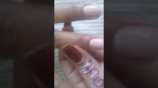 Esmaltando com esmalte claro bombocado da dailuscolor