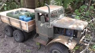 Project: Fatbetty - Teaser Video and Show 'n Tell. Home made steel RC army truck.