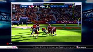Showing off the newest feature in Madden 16