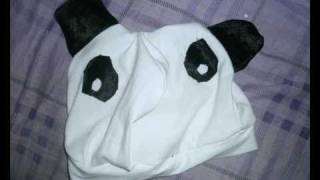 how to make a panda hat.