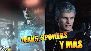 Resident Evil 2: NUEVA INFO Y CAMBIOS - DMC V: LEAKS, SPOILERS Y GAMEPLAY | SQS