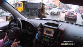 Вождение как выполняется поворот на лево, программа город.