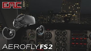 Aerofly FS 2 [VR] - Baron 58 - Take off: Half Moon Bay - San Francisco - Oakland Landing!