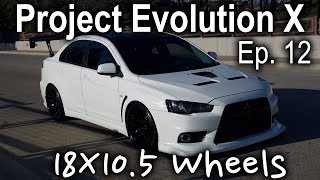 The Sickest Evo X Gets NEW WHEELS!