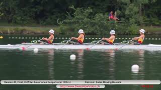 147, CJW4x, Final, SM Rotsee 7  Juli 2019 Juniorinnen Doppelvierer 1314 J   Rennen 43