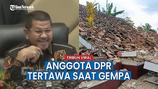 Viral Video Roberth Rouw Tertawa Saat Gempa Guncang Gedung Parlemen