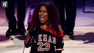 Chaka Khan Sings the National Anthem - 2020 NBA All-Star Game