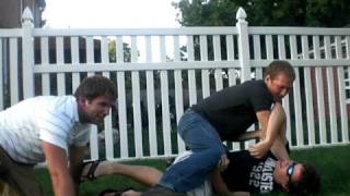 Mike and Danny..wrestling