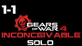 Gears of War 4 (PC) | Inconceivable Difficulty Guide/Walkthrough [SOLO] | Act 1-1