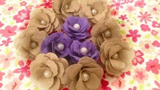 Flowers made of Egg Box