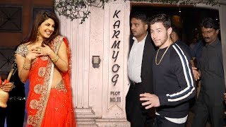 Priyanka Chopra's Boyfriend Nick Jonas Arrives At Priyanka's House For WEDDING Ring Ceremony