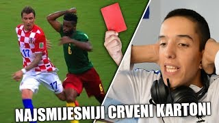 NAJSMIJENIJI CRVENI KARTONI U FUDBALU!