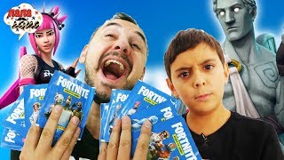 ФОРТНАЙТ: Папа РОБ и ЯРИК - Наклейки FORTNITE: READY TO JUMP! СУПЕР ФИГУРКИ! Сборник. 13+