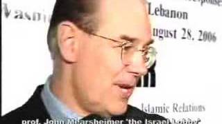"Israel Lobby" authors Steven Walt and John Mearsheimer