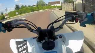 250 Raptor test Gopro HD 2 & Full exhaust HMF