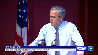Jeb Bush: Dad will hopefully leave hospital Friday