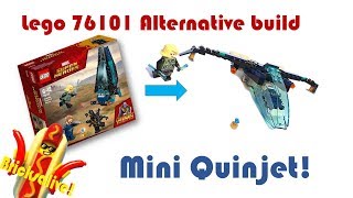 Lego Marvel Super Heroes 76101 Alternative build - Mini Quinjet! + Building Instructions!