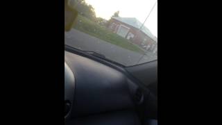 Drunk girl runs home.