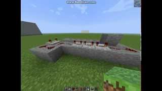 Различные механизмы в minecraft: #1 - Пушка