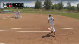 Denmark v Australia – WBSC Junior Men’s Softball World Championship 2018