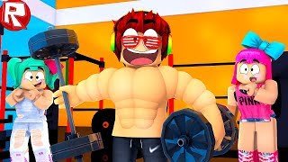 РОБЛОКС КАК ПРЕВРАТИТЬСЯ В КАЧКА И СТАТЬ СИЛЬНЫМ В ROBLOX SIMULATOR ВИДЕО ИГРА МУЛЬТИК ДЛЯ ДЕТЕЙ