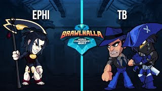 (2017) Ephi vs TB - 1v1 Top 32 - 2nd Annual Brawlhalla World Championship