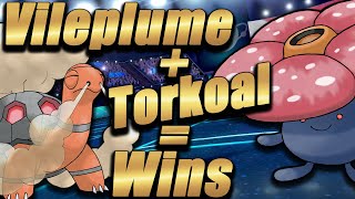 Vileplume and Torkoal Own Doubles! - Pokémon Sword and Shield Competitive Ranked Double Battles