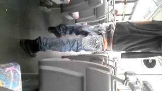 GUY ON BUS PANTS HALF DOWN UNDERWEAR SHOWING video