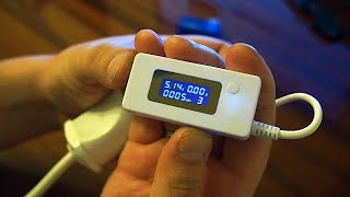 УМНЫЙ USB ТЕСТЕР. ТОК, НАПРЯЖЕНИЕ, ЕМКОСТЬ АККУМУЛЯТОРА. АЛИЭКСПРЕСС