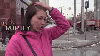 Russia: 'There were cries, screams of children' - Eyewitness recounts mall fire *EXCLUSIVE*