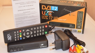 Сенсационная новинка! Т2 Ресивер (тюнер) U2C T2 HD Internet - распаковка