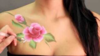 Roses by Jinny ** FACE PAINTING/body painting - MAQUILLAGE POUR ENFANTS