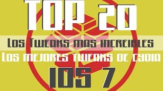 TOP FANTASTICOS TWEAKS DE CYDIA PARA iOS 7 (SUPER TOP 20) 2014 HD