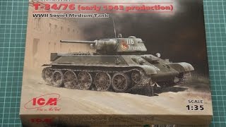 ICM 1/35 T-34/76 (Early 1943 Production) (35365)