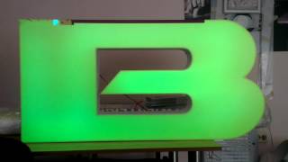 Rgb диоды в золотистой букве
