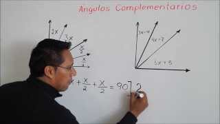 Ángulos Complementarios