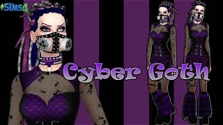 The Sims 4: Create A Sim | Cyber Goth ♥