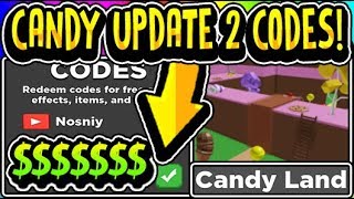 "?ALL TREASURE QUEST CANDY UPDATE 2 CODES 2019!!" Treasure Quest ?CANDY MAP? Update 2 (Roblox)