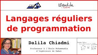Langages réguliers en programmation | Dalila Chiadmi